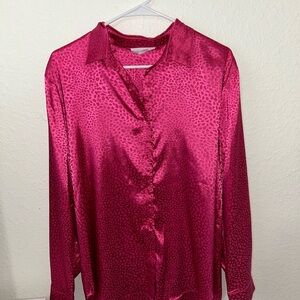 Pink button up
